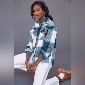 Anthropologie | BB Dakota Jessica Plaid Flannel Shirt Jacket